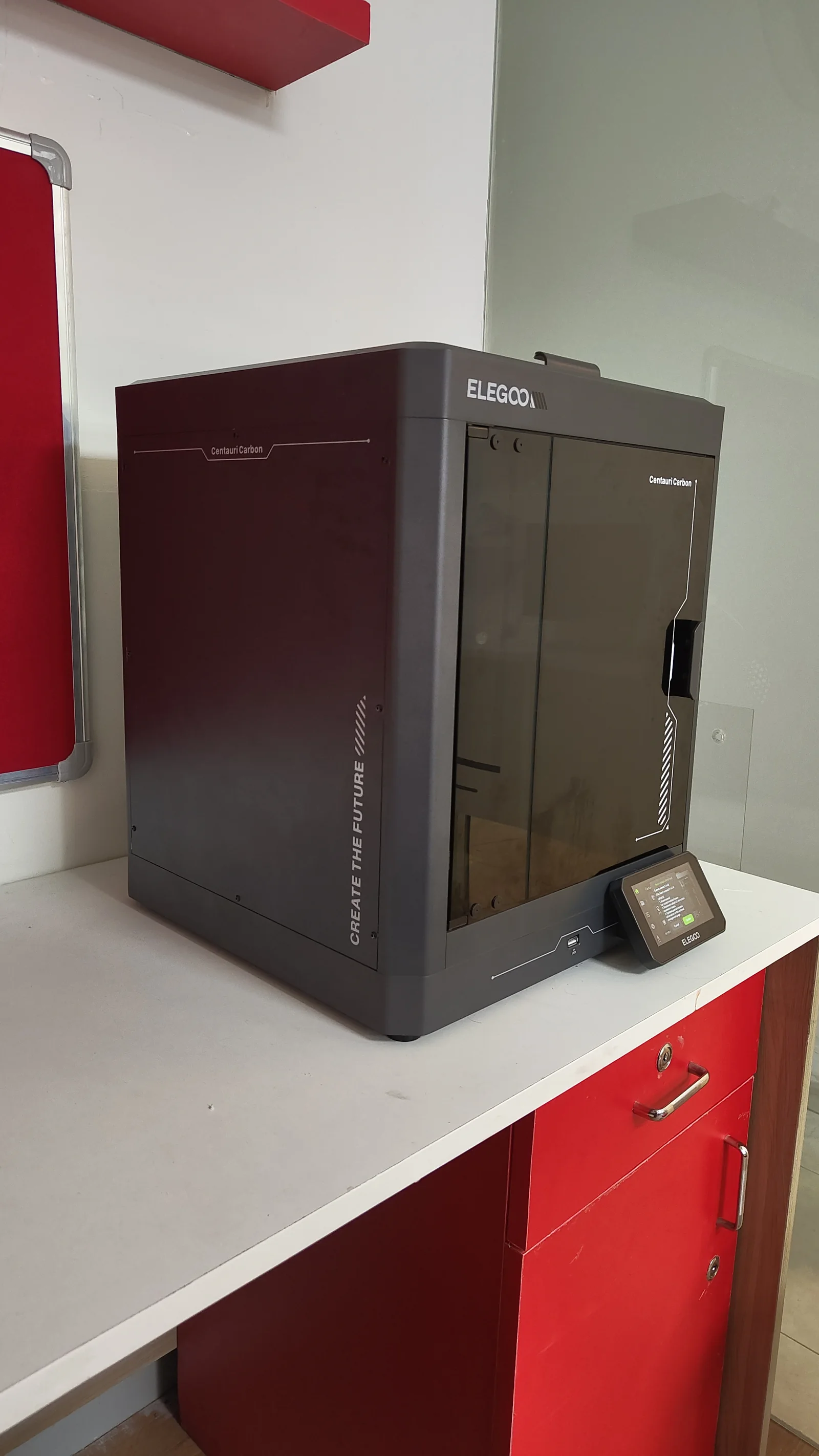 The 3D printer in the lab at CADD Centre Gurugram, Sector 14
