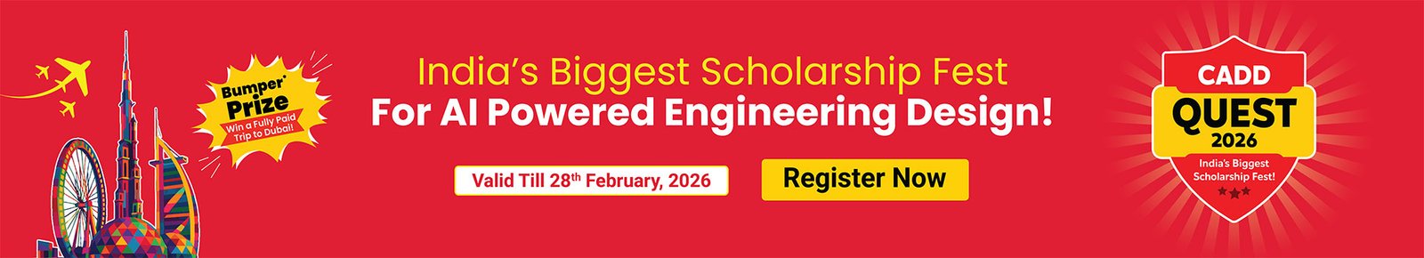 lower Banner of CADD Quest 2026